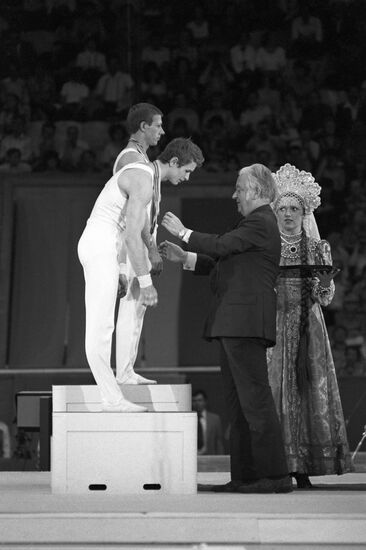 Lord Killanin and Alexander Dityatin