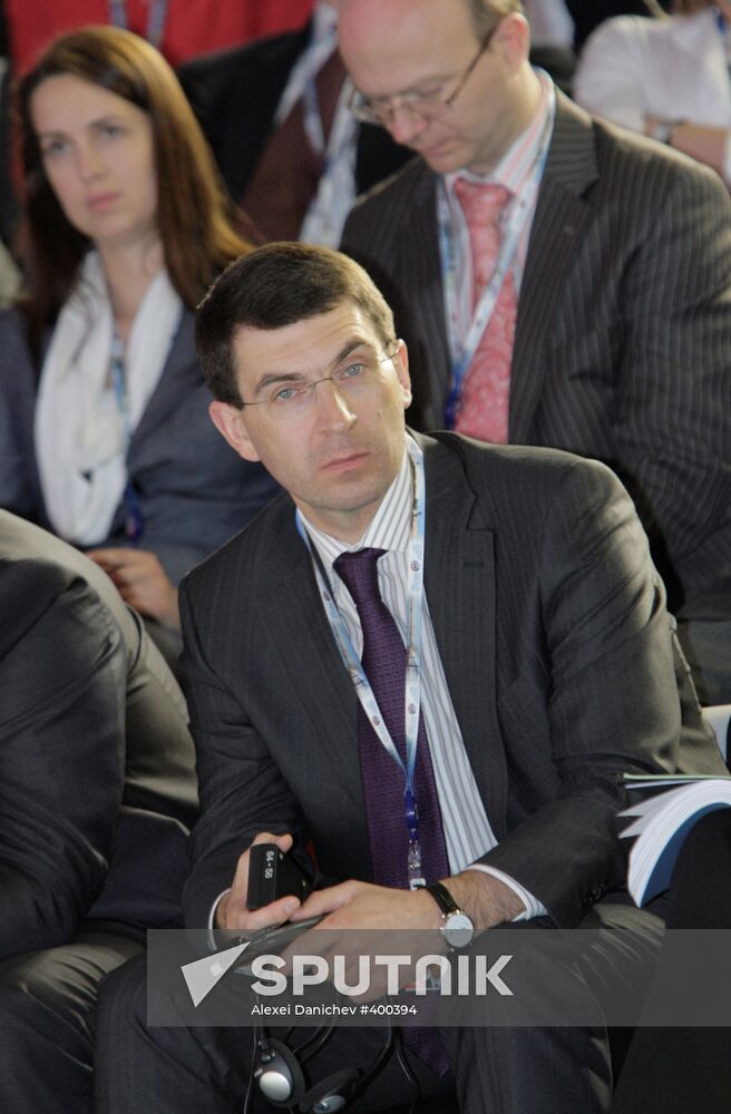 Igor Shchegolev at session on power of innovations at PIEF