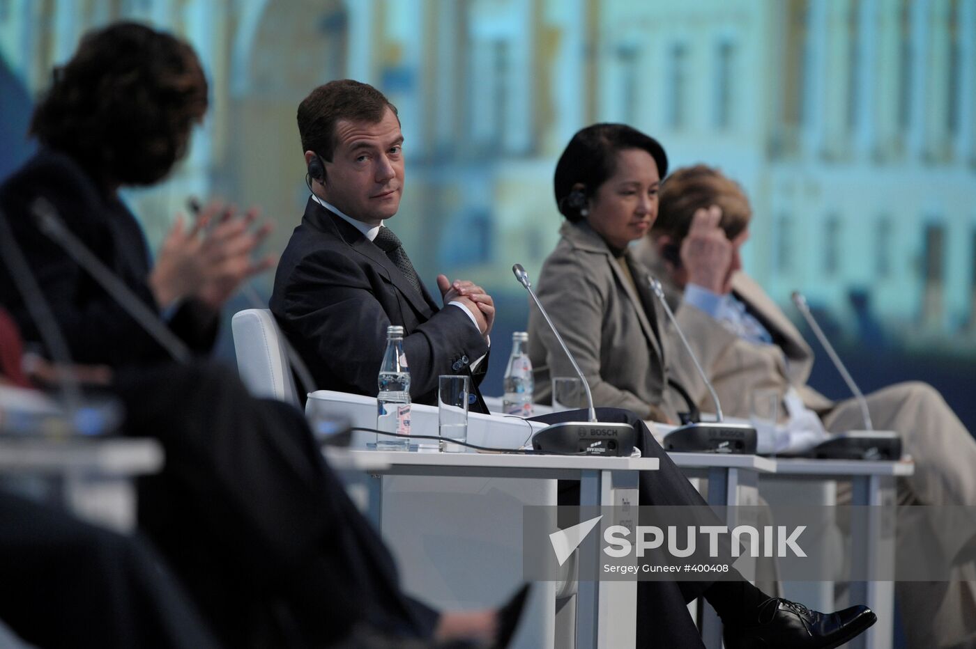 President Medvedev taking part in PIEF