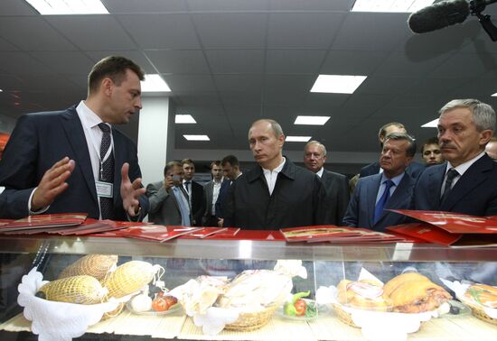 Russian Prime Minister Vladimir Putin visits Belgorod Region