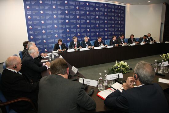 President Medvedev taking part in PIEF