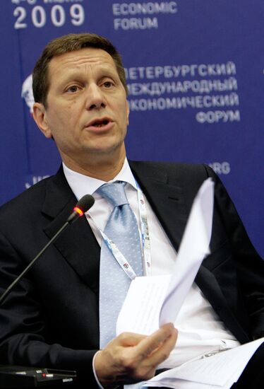 Alexander Zhukov at St. Petersburg Forum