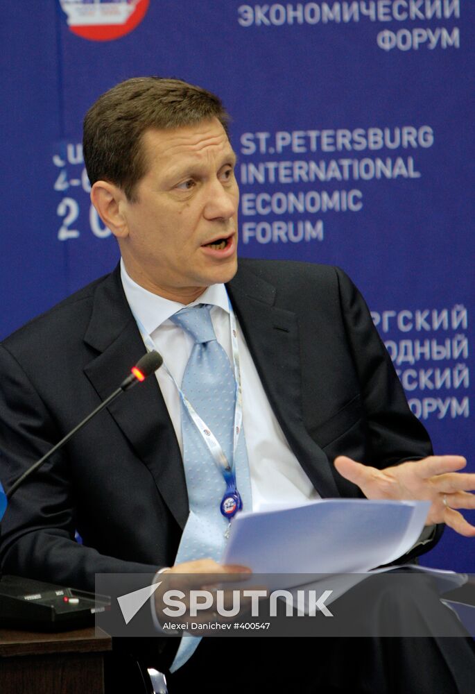 Alexander Zhukov at St. Petersburg Forum