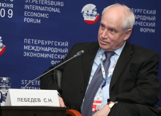 Sergei Lebedev at St. Petersburg International Economic Forum