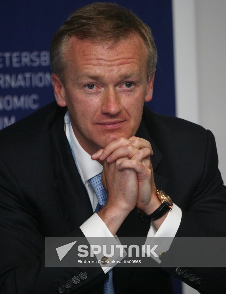 Vladislav Baumgertner. St. Petersburg Economic Forum