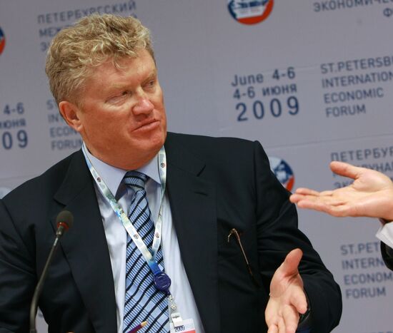 Valery Yazev at St. Petersburg International Economic Forum