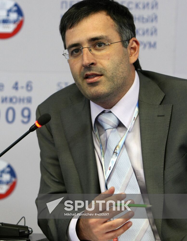 Sergei Guriev. St. Petersburg International Economic Forum