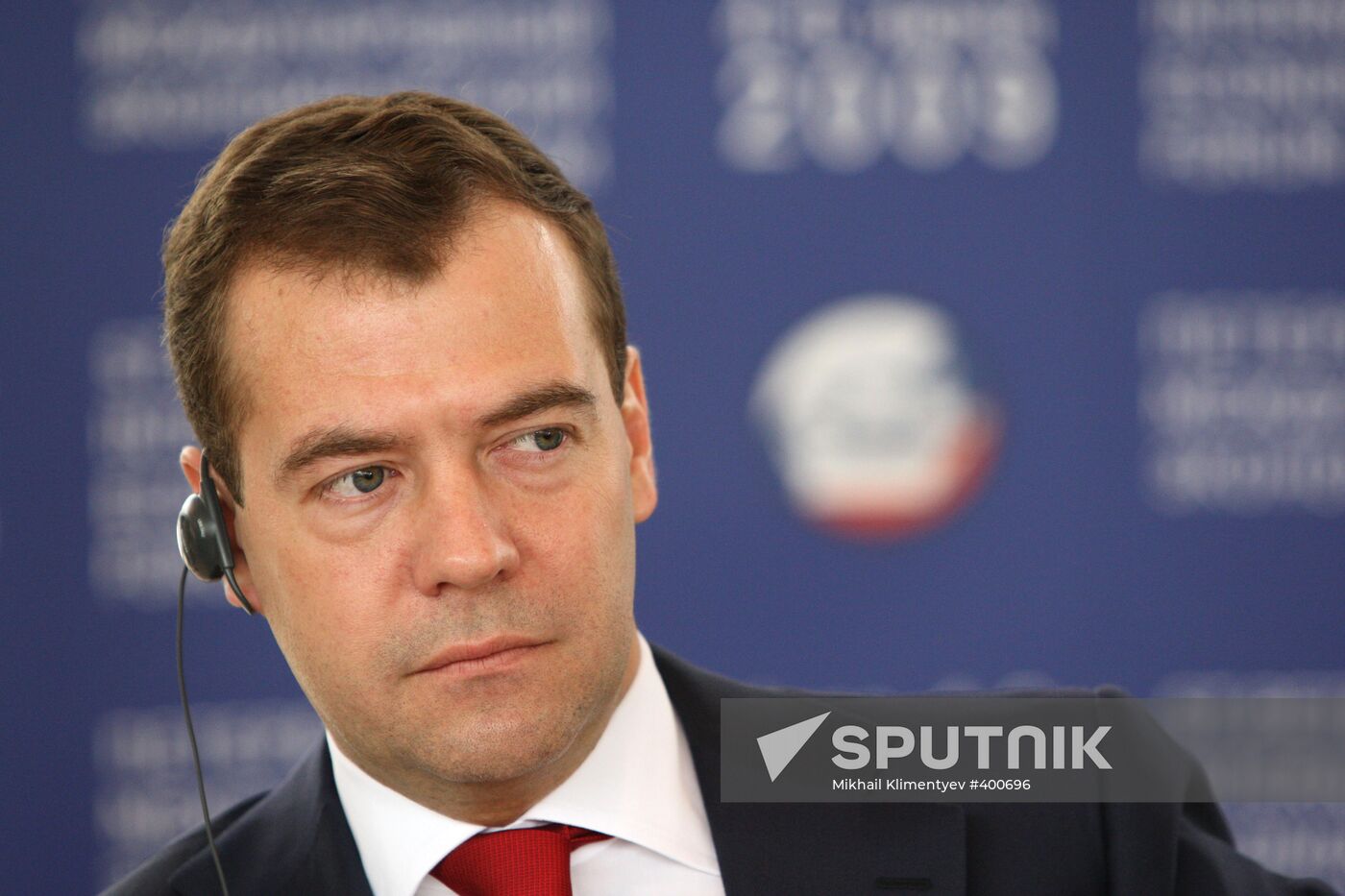 Russian President meets with international business leaders