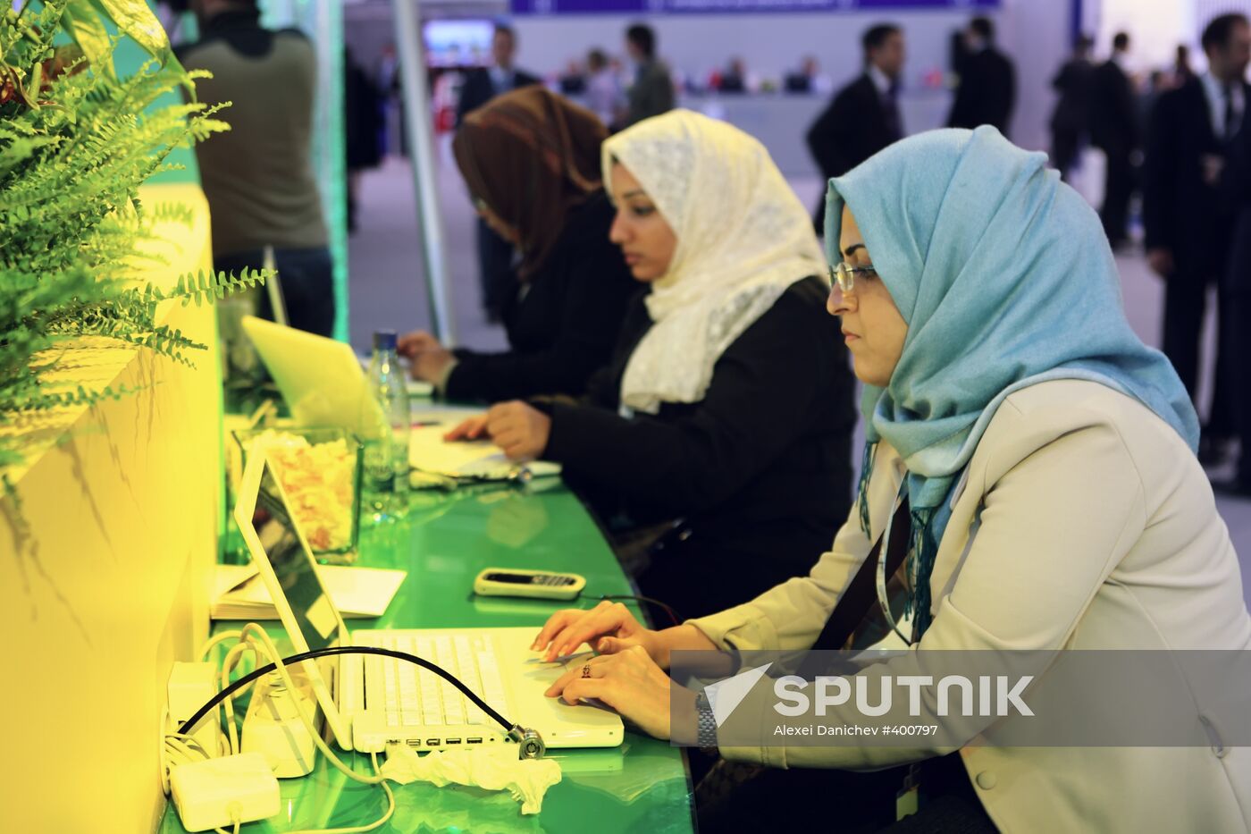 Sberbank exhibit at St. Petersburg International Economic Forum