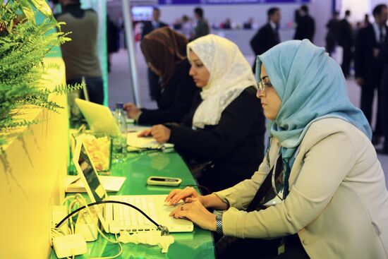 Sberbank exhibit at St. Petersburg International Economic Forum