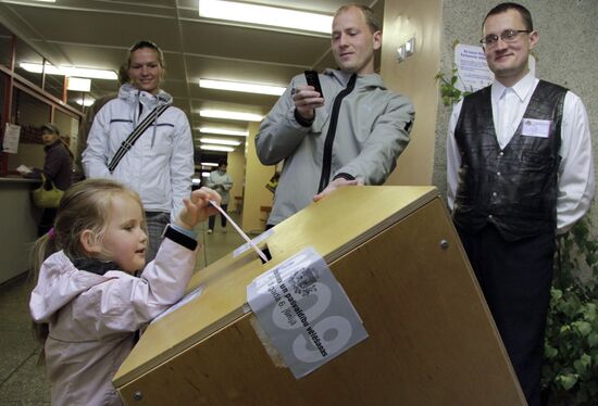 Elections to Europarliament and local bodies of power in Latvia