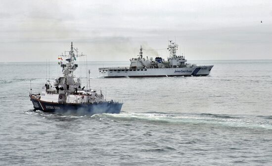 Russian-Japanese exercise in Sakhalin