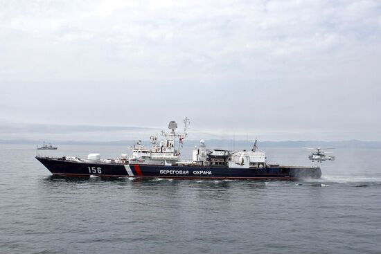 Russian-Japanese exercise in Sakhalin