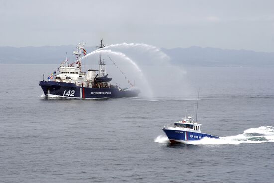 Russian-Japanese exercise in Sakhalin
