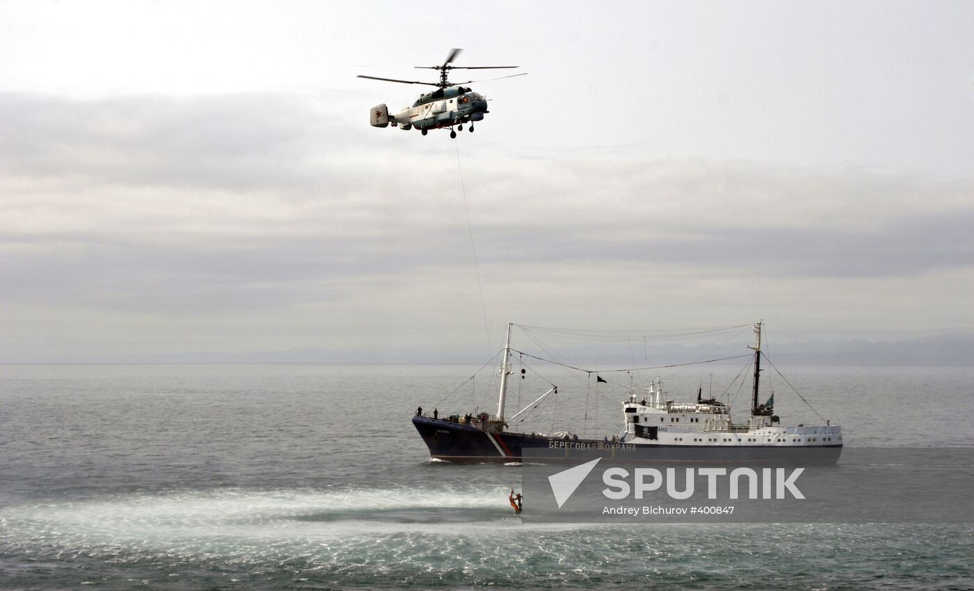 Russian-Japanese exercise in Sakhalin