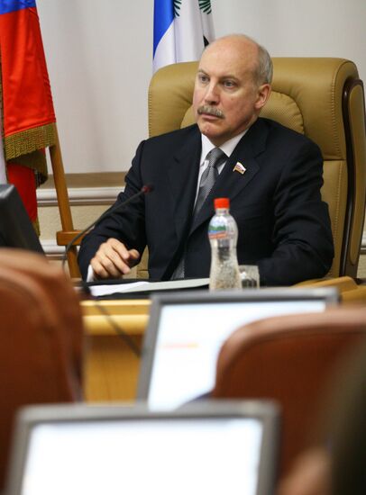 Dmitry Mezentsev sworn in as Irkutsk region governor