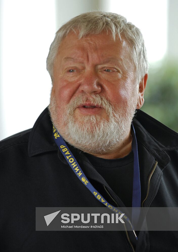 Sergei Solovyov. Kinotavr Film Festival in Sochi