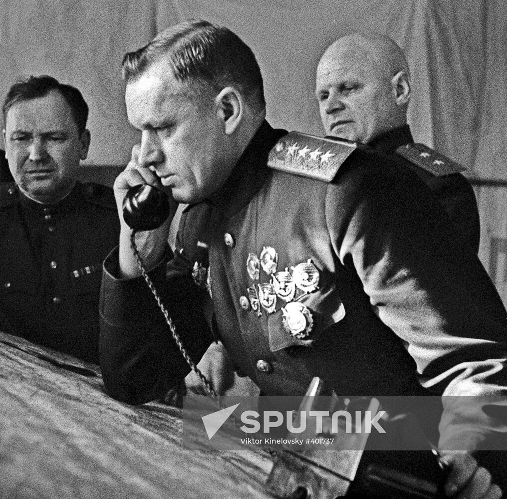 Rokossovsky, Telegin and Baikov