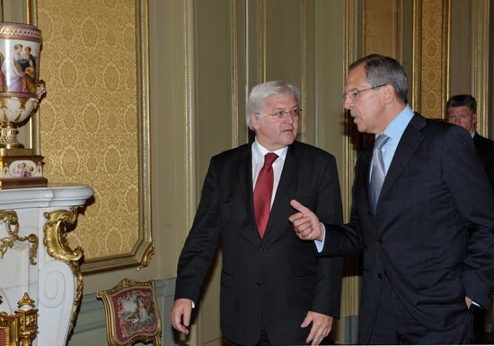 Sergei Lavrov meets with Frank-Walter Steinmeier