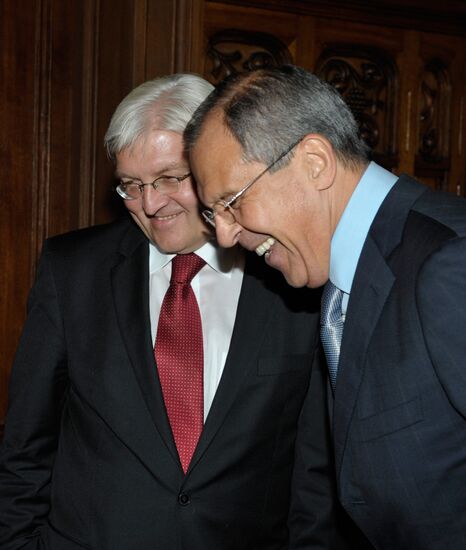 Sergei Lavrov meets with Frank-Walter Steinmeier