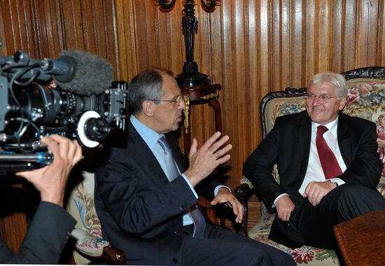Sergei Lavrov meets with Frank-Walter Steinmeier