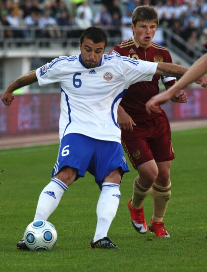 World Football Cup 2010. Qualifier. Russia vs. Finland