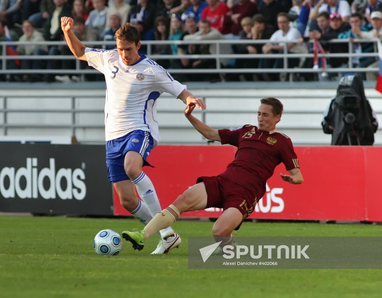 World Football Cup 2010. Qualifier. Russia vs. Finland