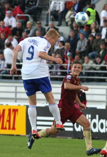 World Football Cup 2010. Qualifier. Russia vs. Finland