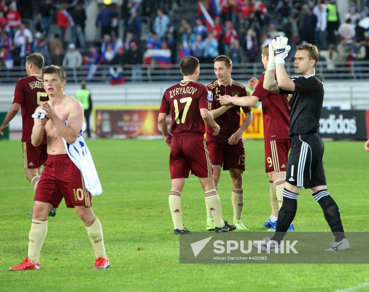 Finnish-Russian FIFA World Cup 2010 qualifier