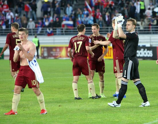 Finnish-Russian FIFA World Cup 2010 qualifier