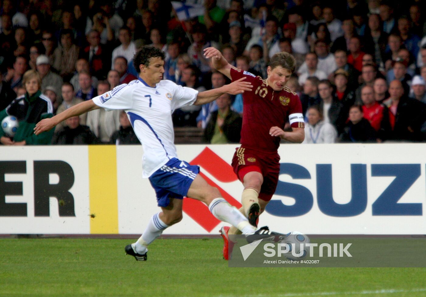 Finnish-Russian FIFA World Cup 2010 qualifier