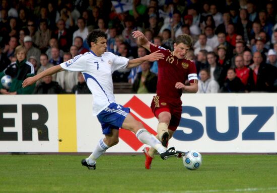 Finnish-Russian FIFA World Cup 2010 qualifier