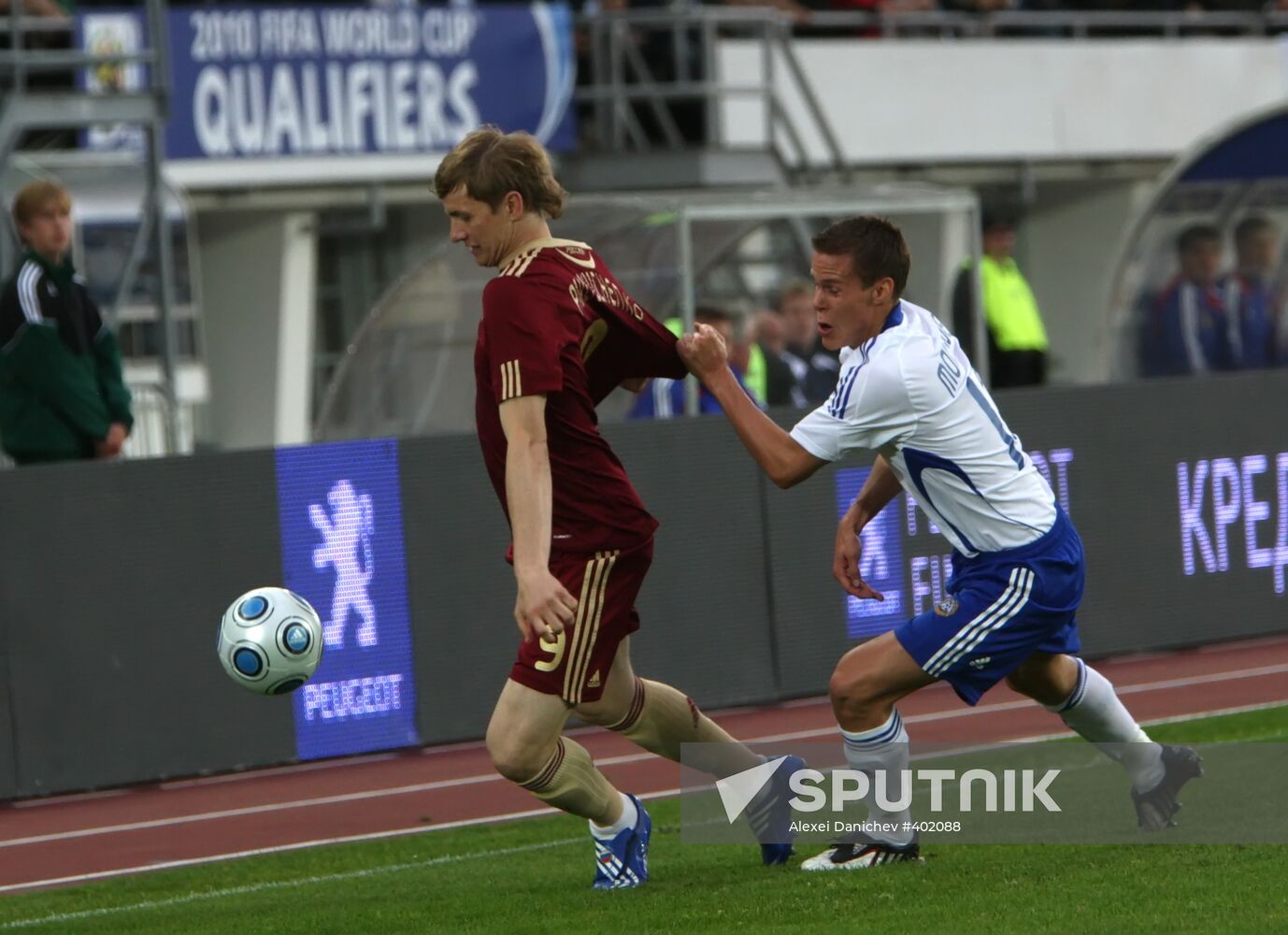 Finnish-Russian FIFA World Cup 2010 qualifier