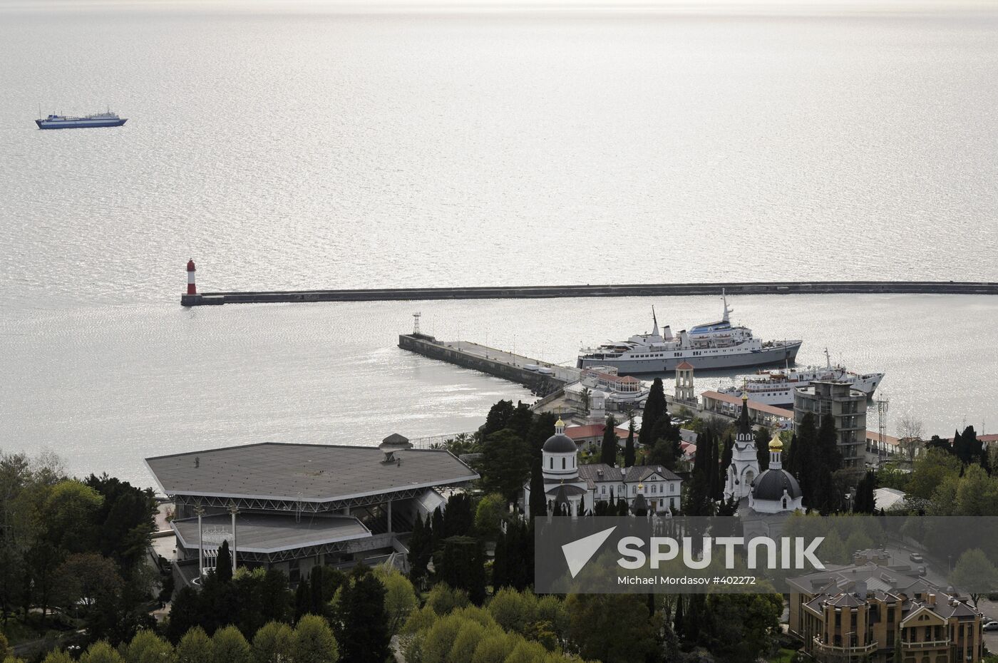 Ship terminal in Sochi
