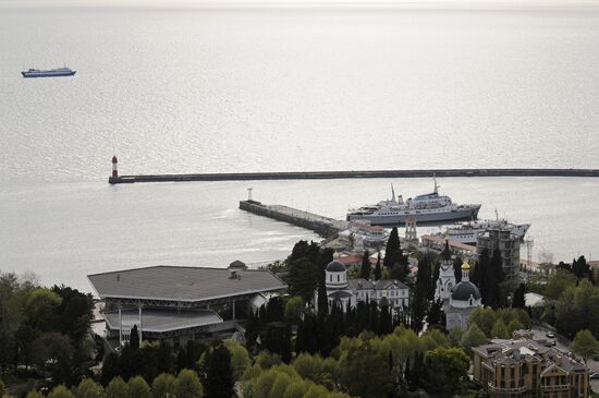 Ship terminal in Sochi