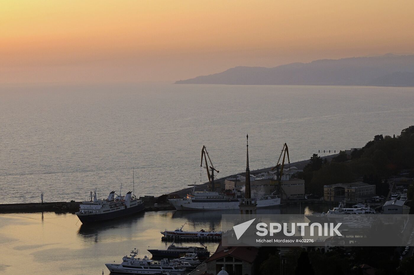 Ship terminal in Sochi