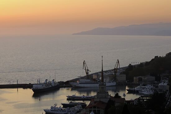 Ship terminal in Sochi