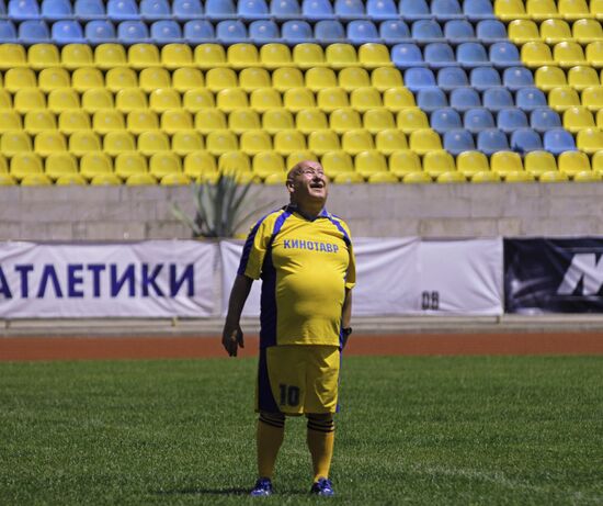 Mark Rudinstein, football match during Kinotaur film festival