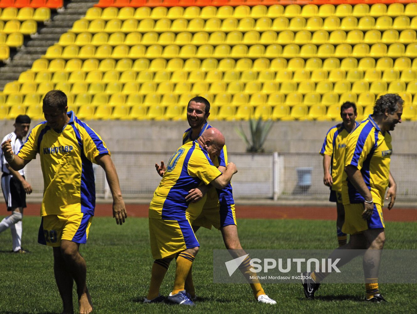 Football match during Kinotaur film festival in Sochi