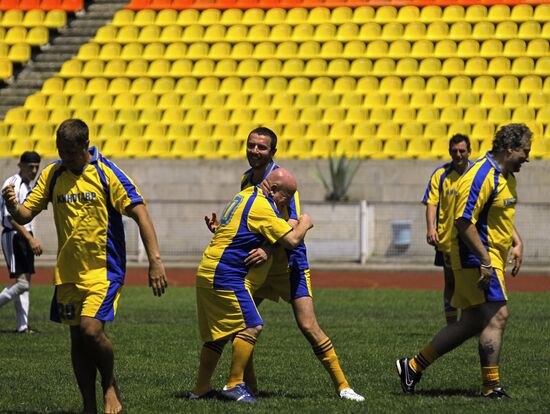 Football match during Kinotaur film festival in Sochi