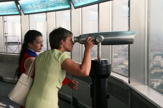 Ostankino TV tower observation deck