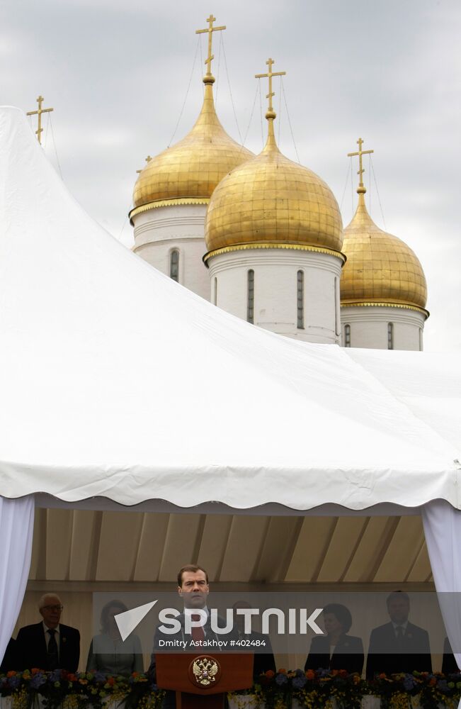 Reception on Russia Day at the Kremlin