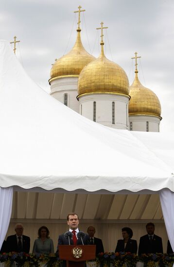 Reception on Russia Day at the Kremlin