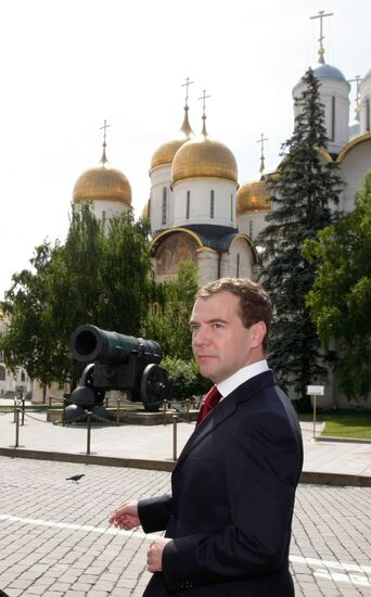 Reception on Russia Day at the Kremlin