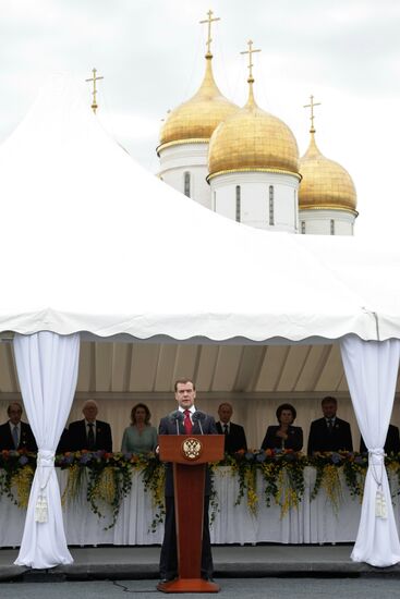 Reception on Russia Day at the Kremlin