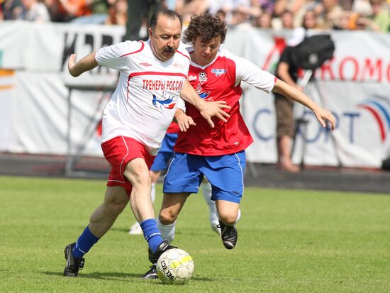 Charity match between Coaches of Russia and Rosich-Starko