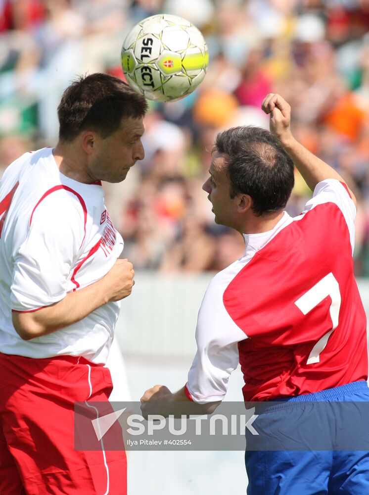 Charity match between Coaches of Russia and Rosich-Starko