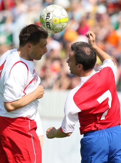 Charity match between Coaches of Russia and Rosich-Starko