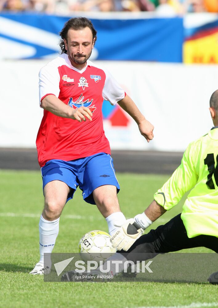 Charity match between Coaches of Russia and Rosich-Starko