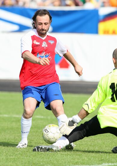 Charity match between Coaches of Russia and Rosich-Starko